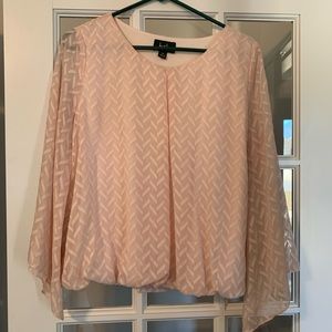 Blush pink blouse